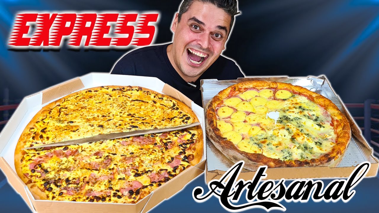 Pizza ARTESANAL x Pizza EXPRESS - Qual é a Mais Gostosa?