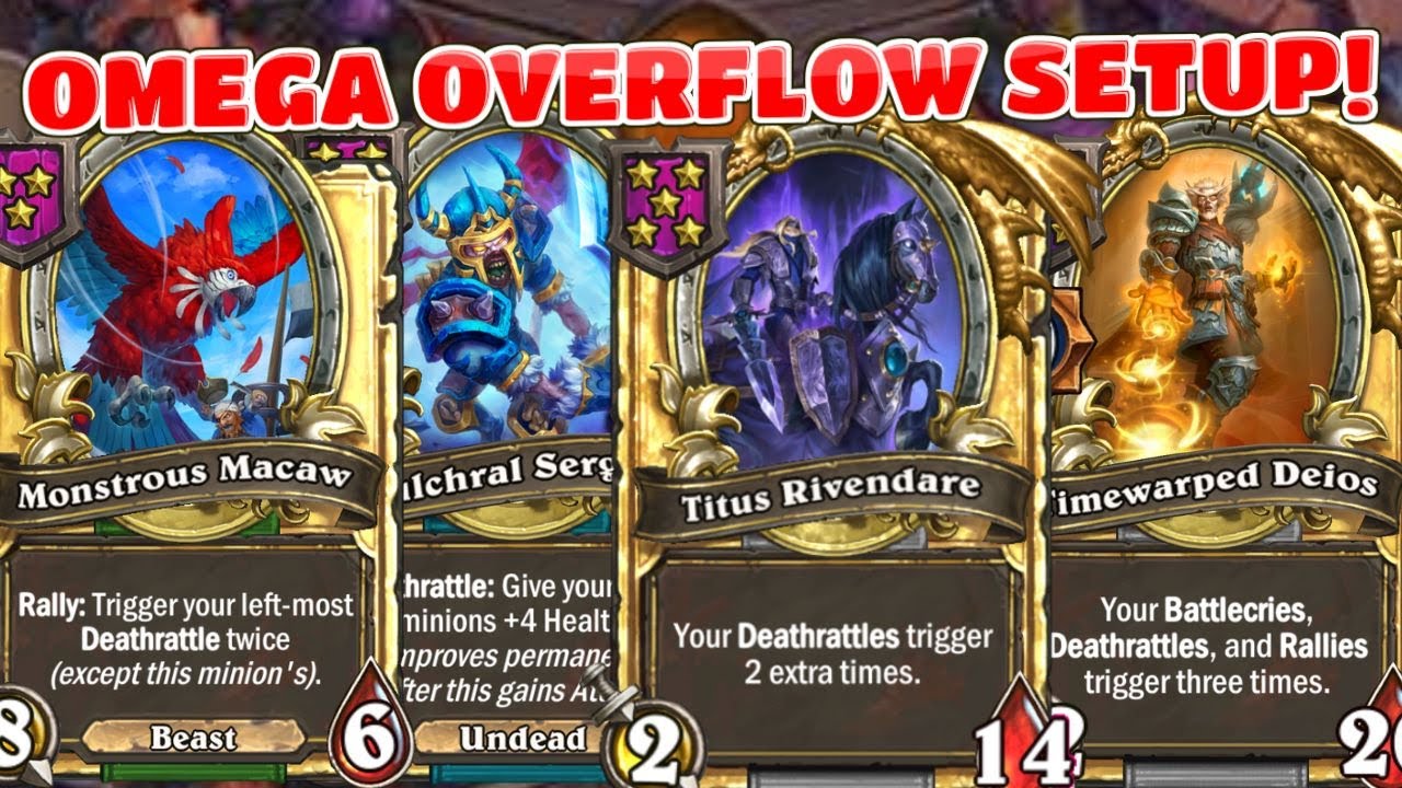 The OMEGA Overflow Setup | Hearthstone Battlegrounds
