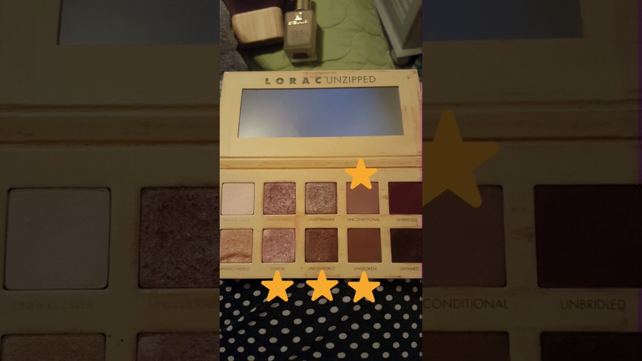 Lorac Unzipped Tutorial