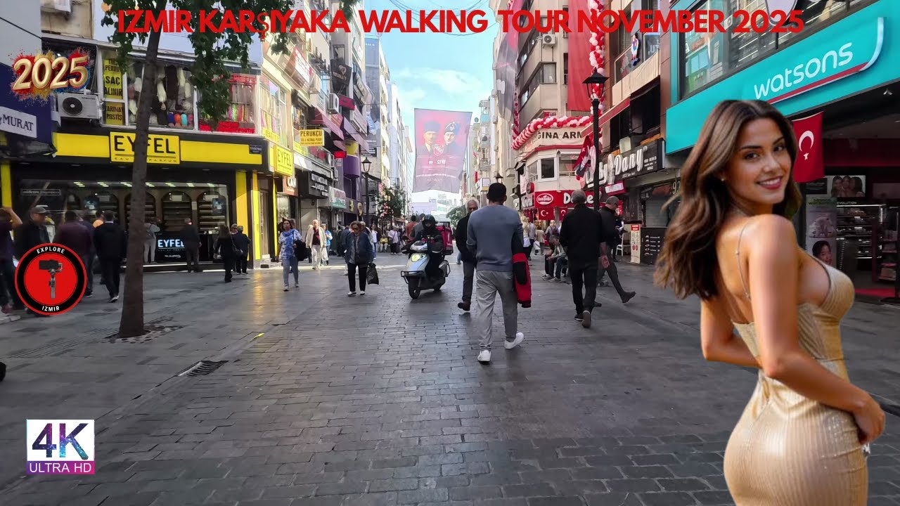 Izmir, Turkey | Karşıyaka Walking Tour | November 7, 2025 [4K HD/60 fps]