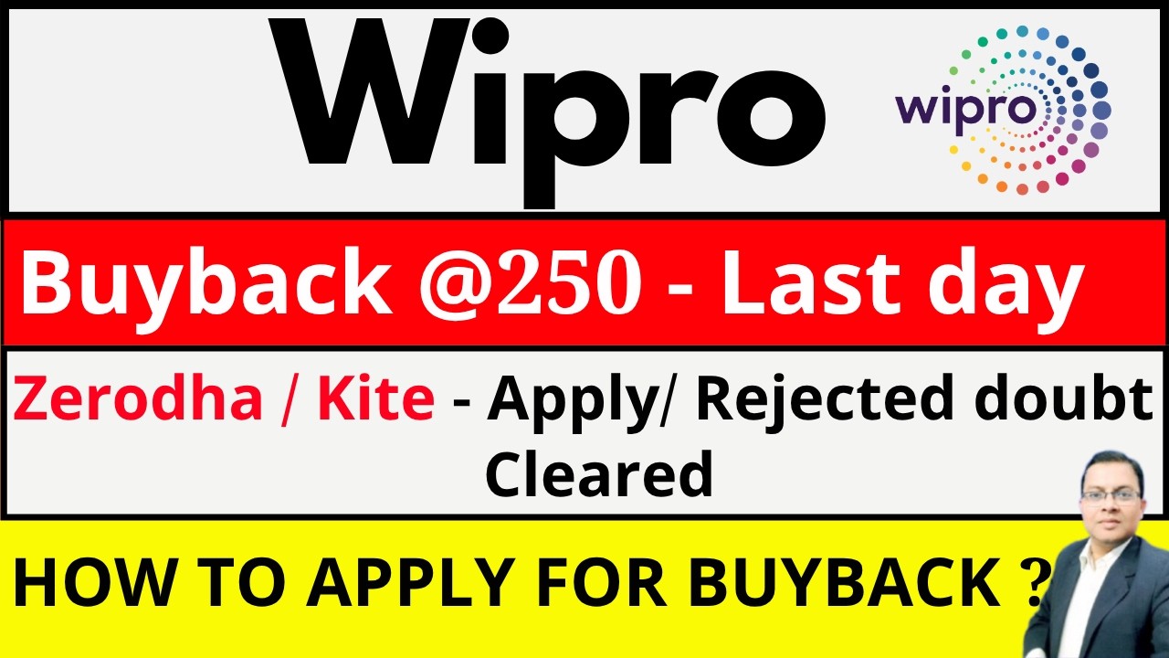 Wipro Buyback how to apply ? Wipro buyback subscription I wipro share latest news I WIPRO BUYBACK