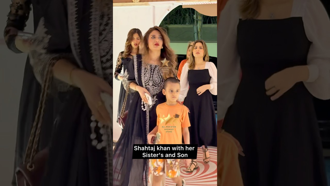 #shahtajkhan with her sister spotted at #laraibkhalid and #zarnabfatima son #muhammadabraaj birthday