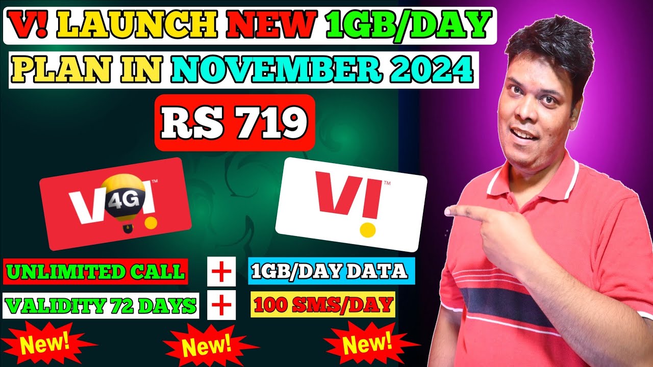 Vi 719 Plan Details | Vi 719 Plan | Vi 719 Recharge Plan | Vi Launch New 1GB Plan