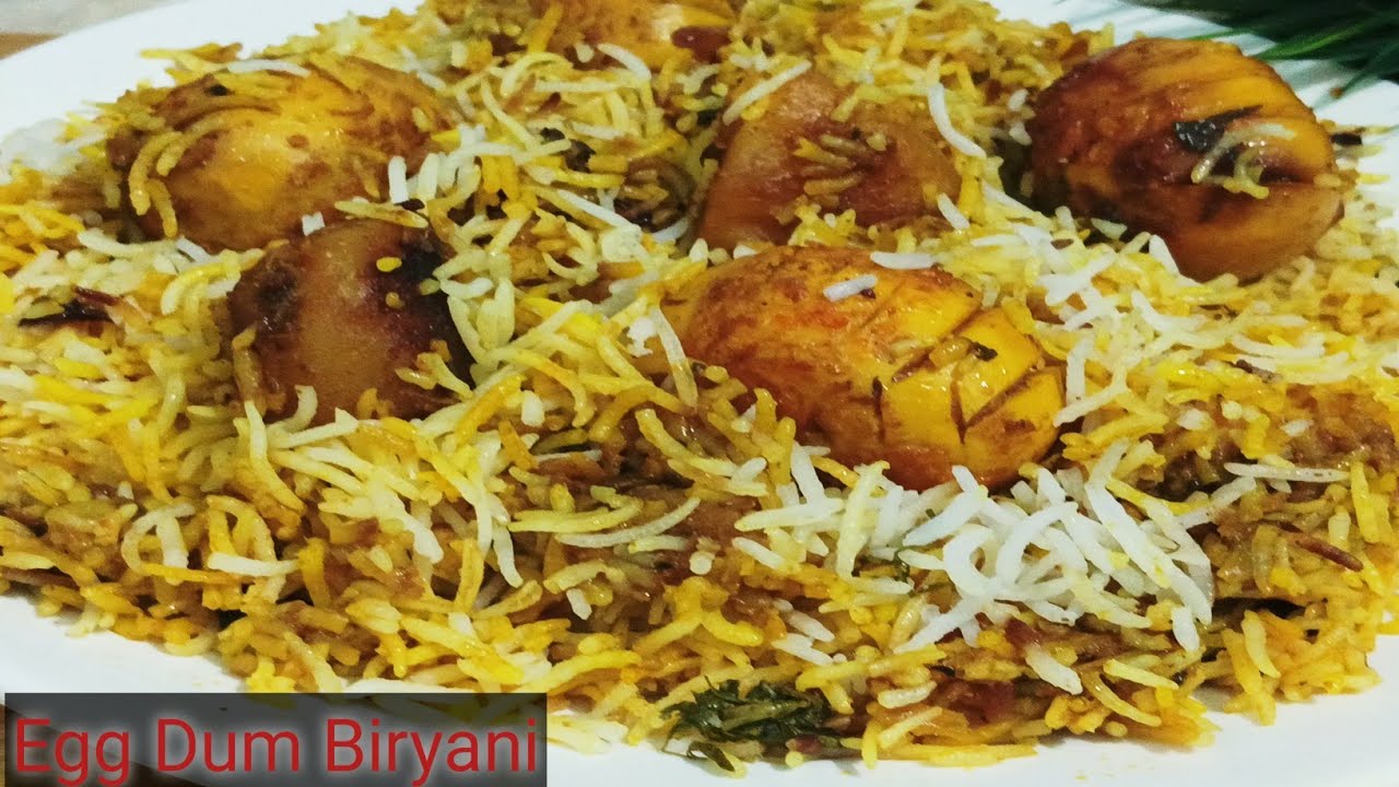 ডিম আলু দিয়ে দম বিরিয়ানি রেসিপি l egg dum biryani recipe Bengali style# sunview kitchen