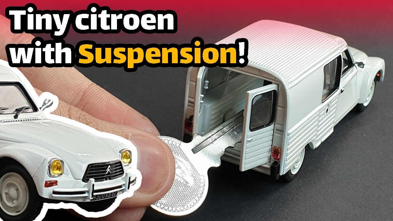 Citroen Acadiane 1:43 Norev - UNBOXING a tiny classic with suspension!