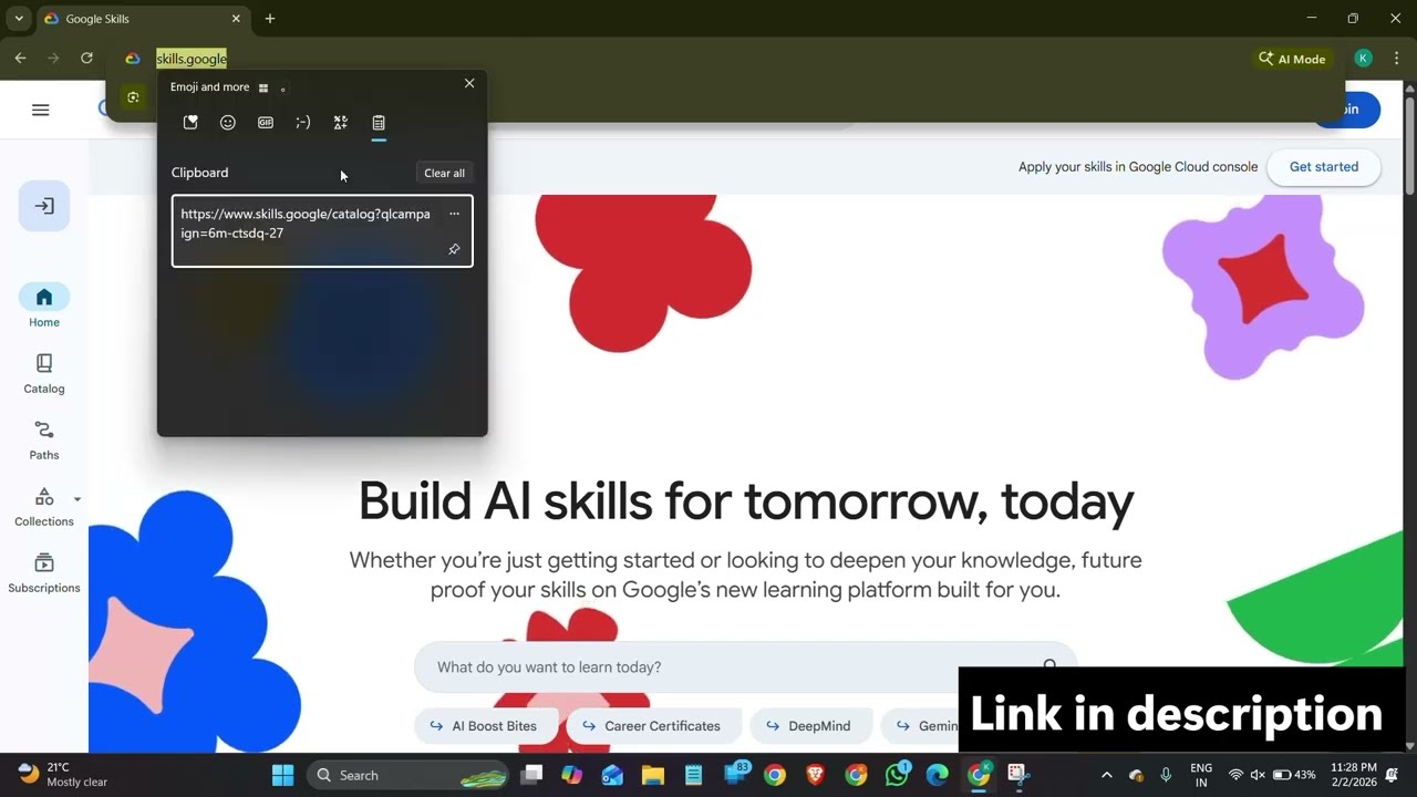 Google Cloud FREE 309 Credits | Step-by-Step Guide | Google Skills 🎁 HURRY!!