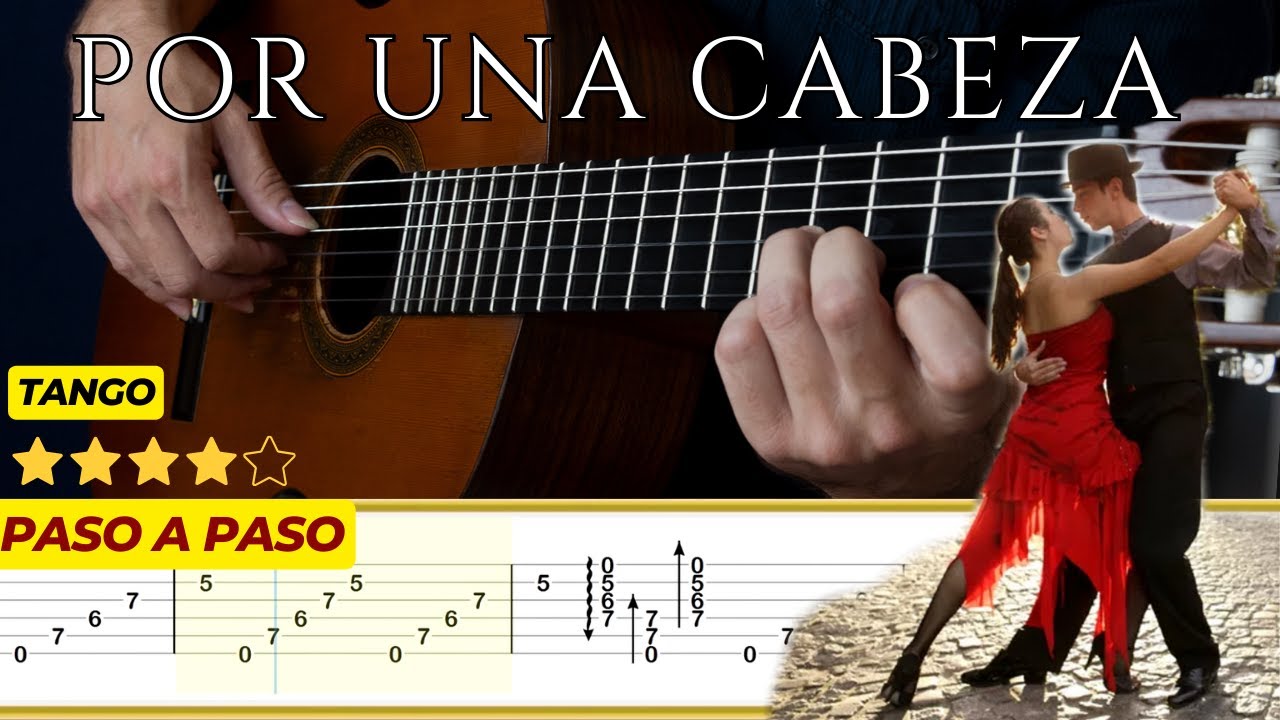POR UNA CABEZA 🎸 (Танго) - Разбор на Гитаре | Ноты и Табы |