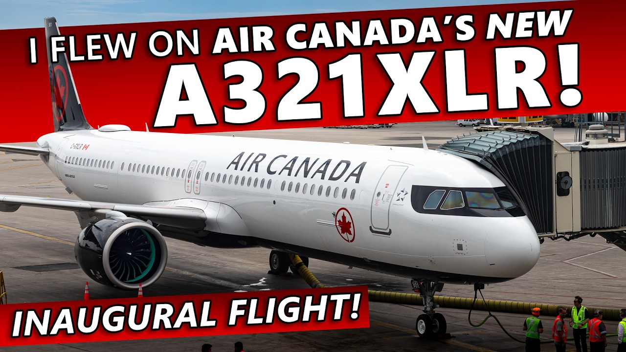 Я летел первым рейсом Air Canada на A321XLR!