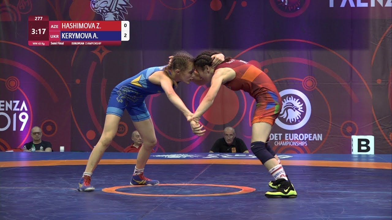 1/2 WW - 43 kg: Z. HASHIMOVA (AZE) v. A. KERYMOVA (UKR)