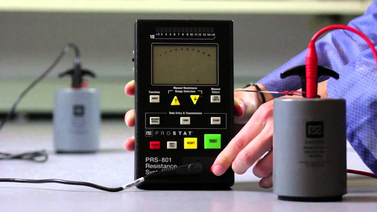 Measure the Resistance of an ESD Controlled Floor per ANSI/ESD STM7.1