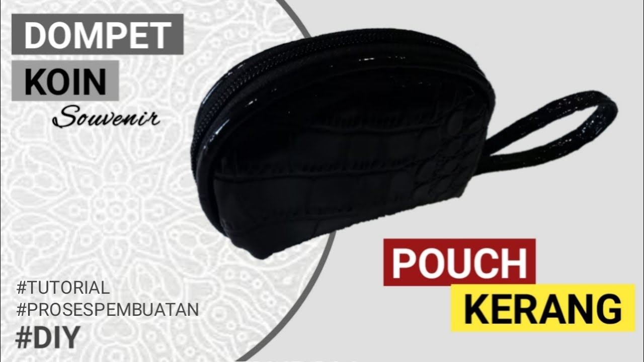 Membuat pouch tempat koin simple || dompet 