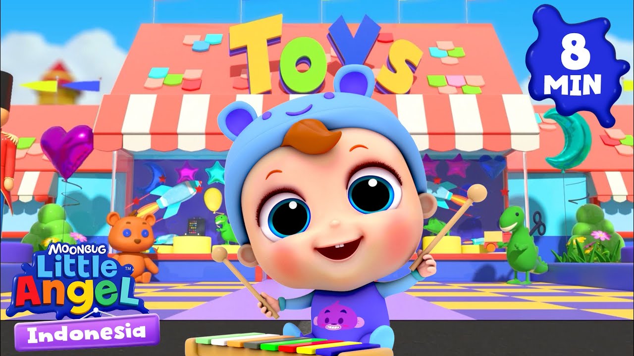 Ayo Kita Pergi ke Toko Mainan | Little Angel Indonesia | Kartun dan Lagu Anak Favorit