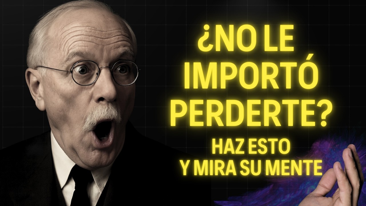 Si No Le Importó Perderte, Haz Esto y Observa Qué se Activa en su Mente | Carl Jung