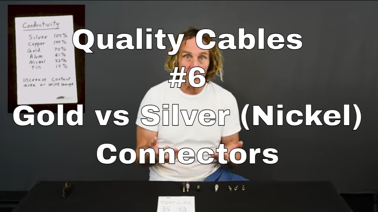 Gold vs Silver (Nickel) Audio/XLR Connectors - Which is Better?