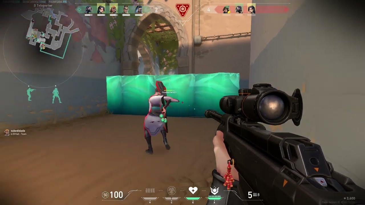 When you are a follower of FlowAscending in Valorant 😆 | Sage knife kill 🗡