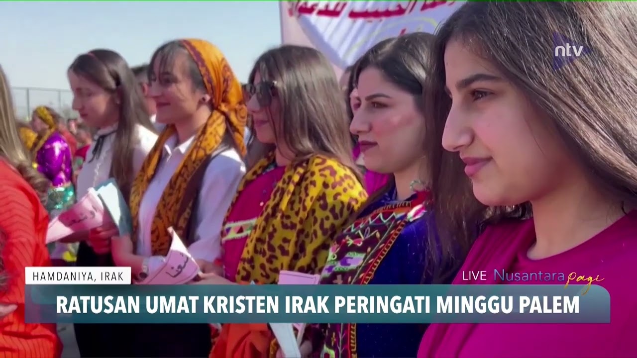 Ratusan Umat Kristen Irak Peringati Minggu Palem