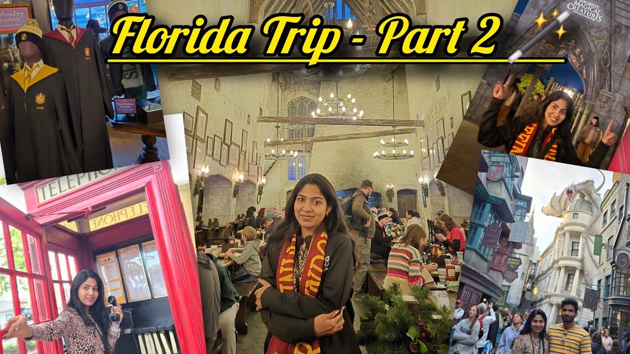Orlando Trip - Part 2 | Harry Potter & Universal Florida | Poorna K Narasimhan | 