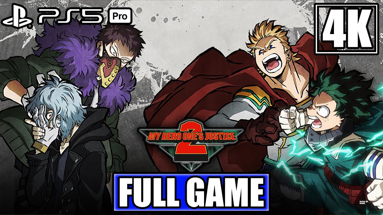 MY HERO ONE'S JUSTICE 2 Gameplay Walkthrough FULL GAME [4K 60FPS PS5 PRO] - No Commentary