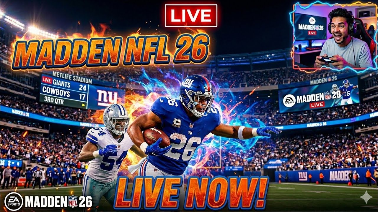 LIVE Madden NFL 26 🏈 Crazy Plays & Highlights!