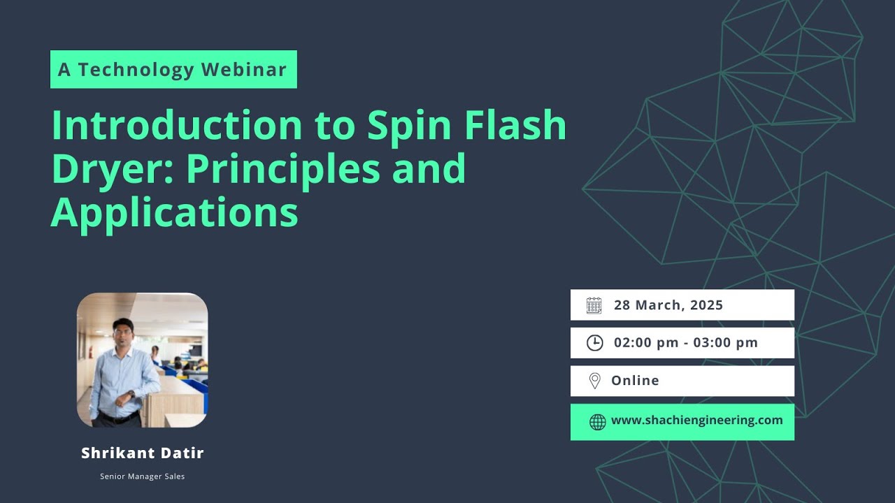 Introduction to Spin Flash Dryer Principles and Applications