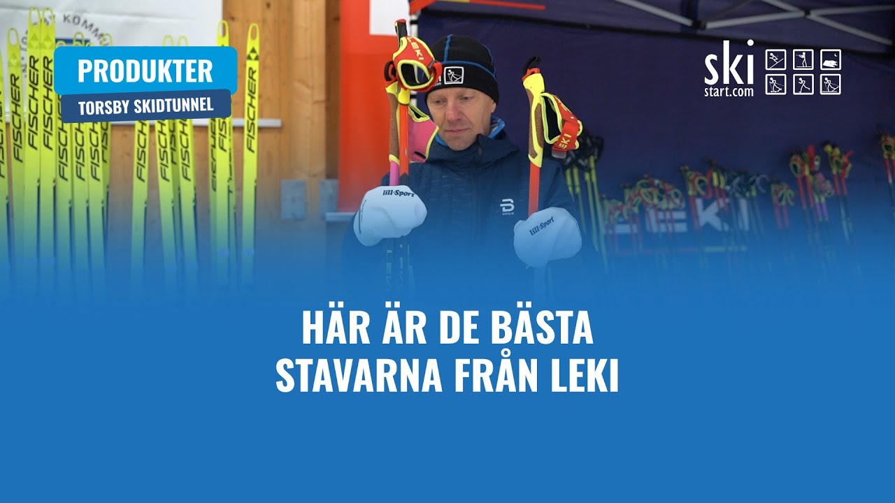 Skistart-Henrik visar upp de bästa längdstavarna från Leki
