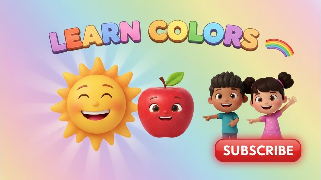🌈 Color Song for Kids | Learn Colors with Fun 🎶 | The Cartoon tv :