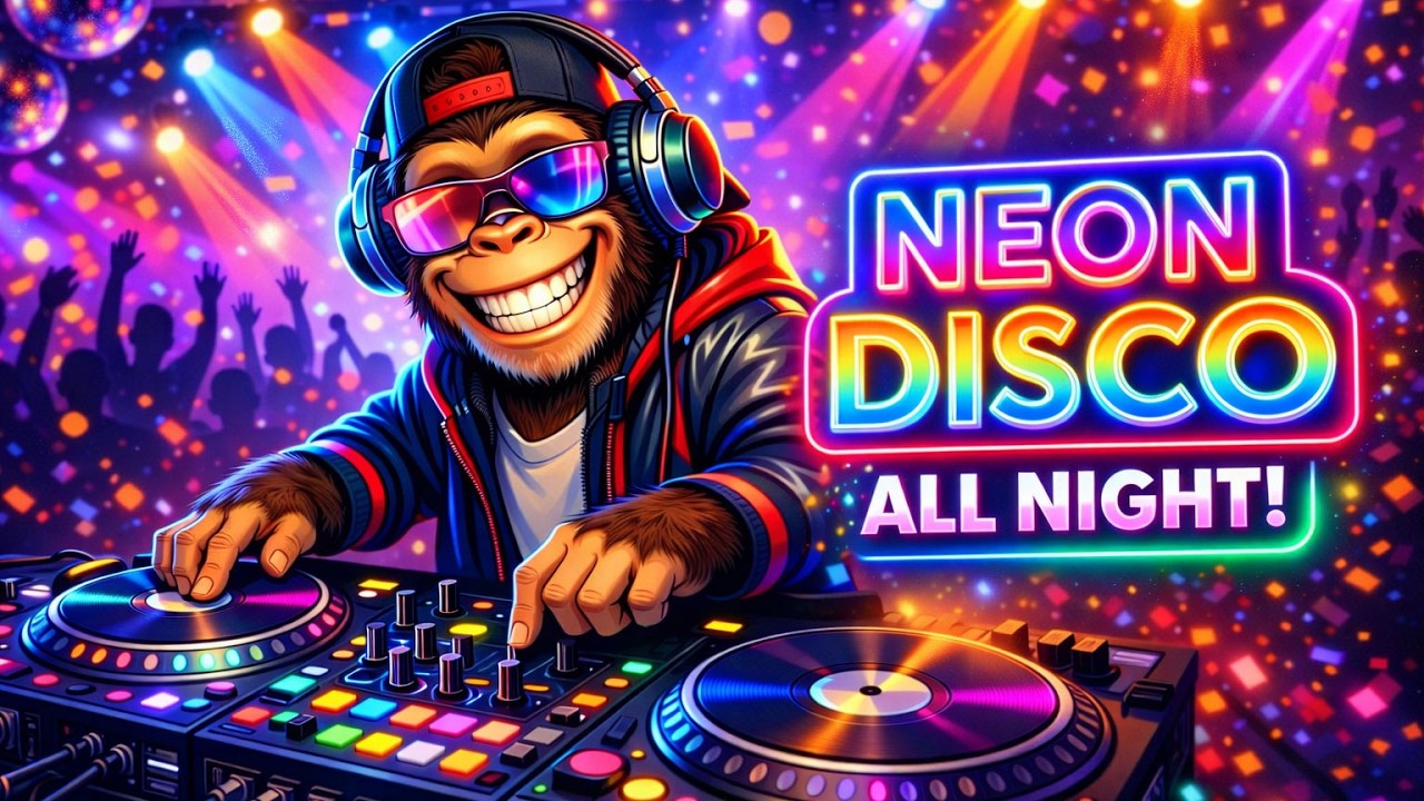 Neon Disco Party All Night | 70s–80s–90s Club Mix