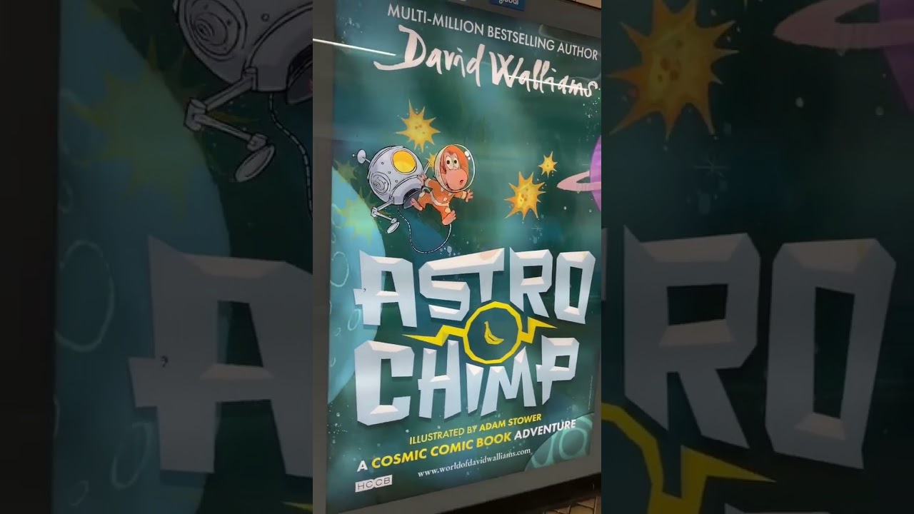 David Walliams Astro Chimp Lenticular 6 sheets  #davidwalliams #astrochimp #lenticular #globalmedia