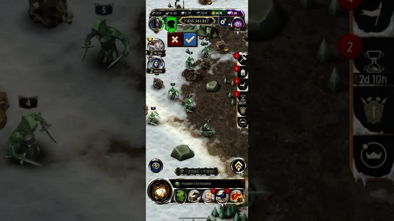 Game of Thrones Conquest GoTC Taking a full march from the bad guys