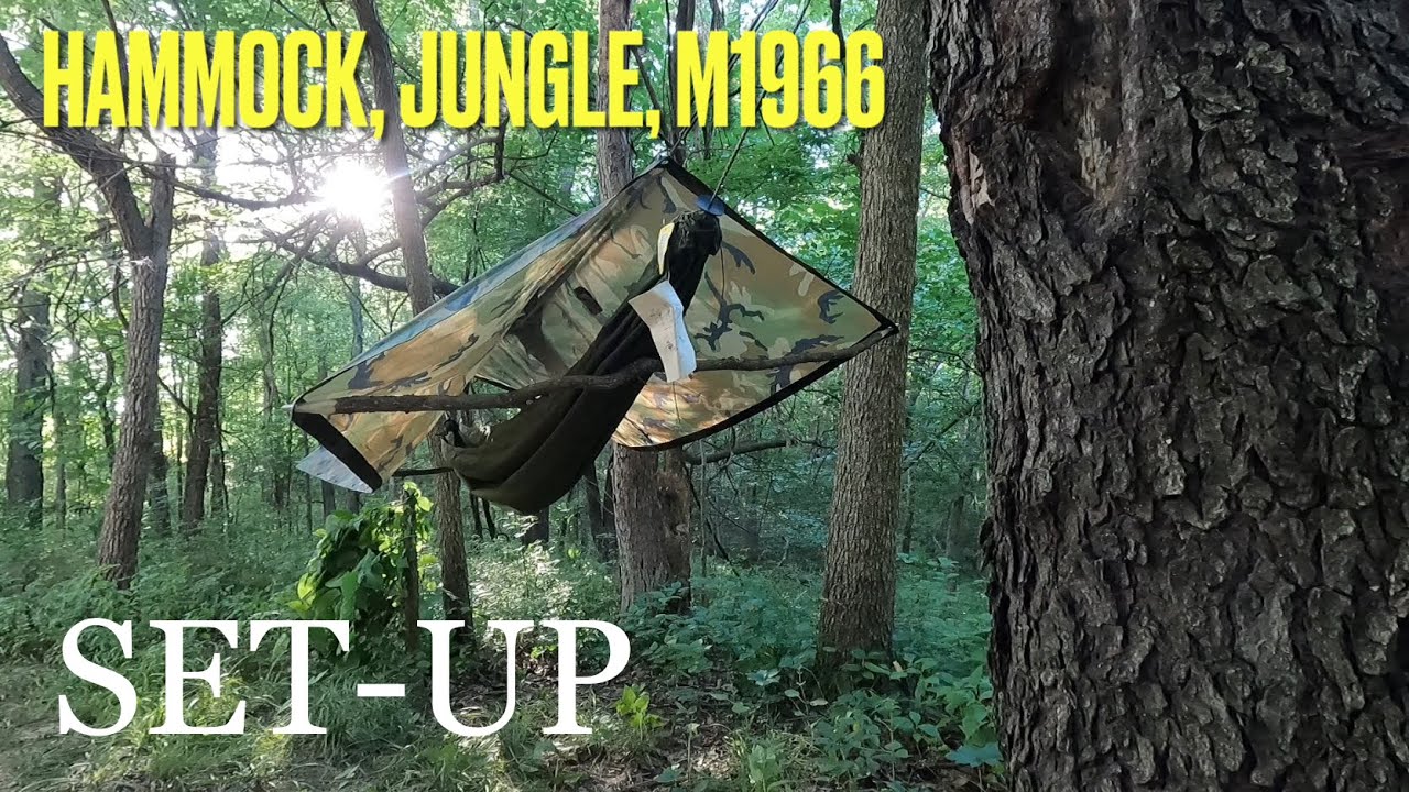 HAMMOCK, JUNGLE, M1966 SET-UP