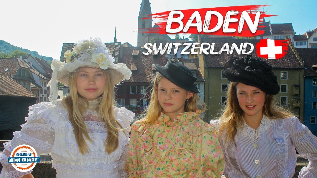Baden Switzerland - Mineral Rich Healing Springs & First Swiss Railway | 98+ Countries with 3 Kids!