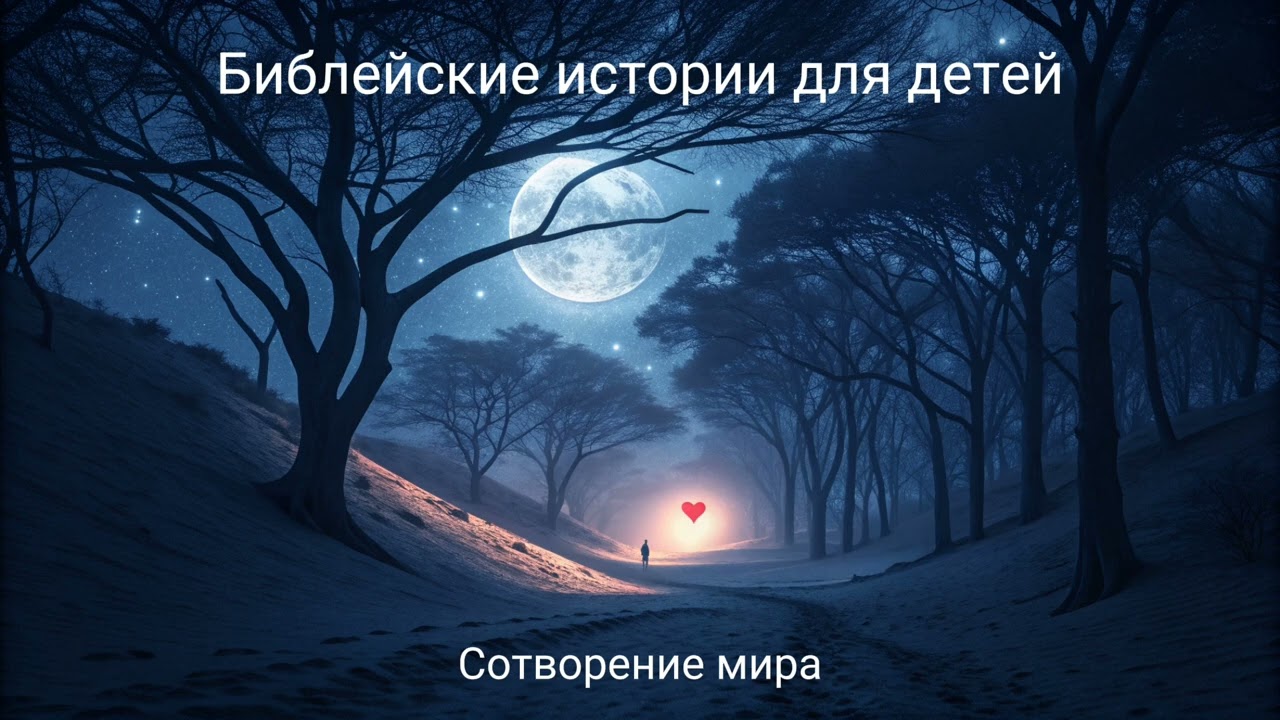 Библейские истории для детей 🌿Сотворение мира