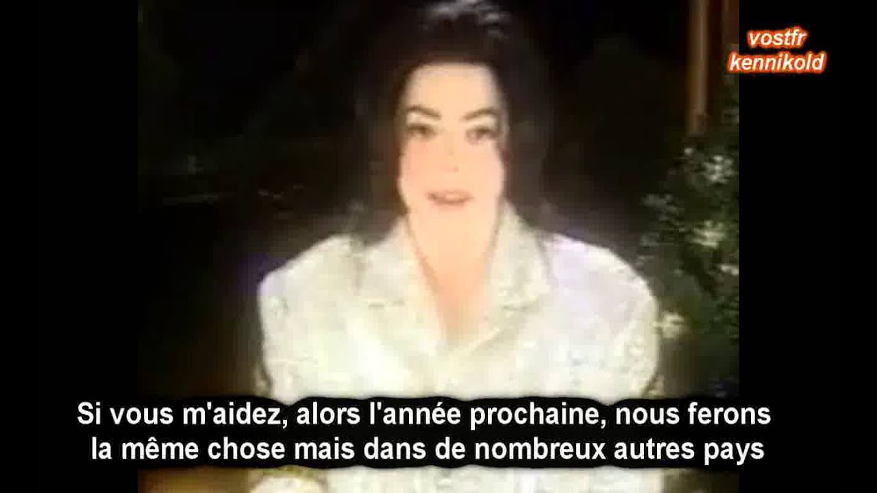 Michael JACKSON message Noël 2002 SOUS TITRES FRANCAIS