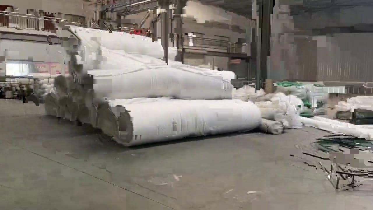 Geotextile loading