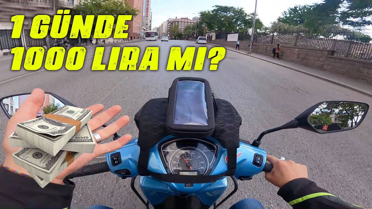 1 günde 1000 lira kazanan toplayıcı | Kolaçan Moto Kurye Günlüğü 17