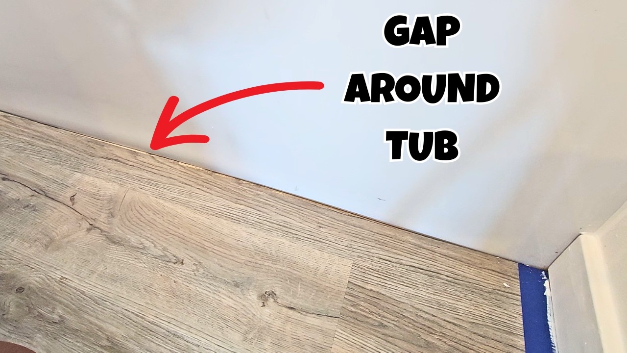 Contractors HATE This Trick! Easiest Way to Trim Around a Tub Surround Like a Pro!
