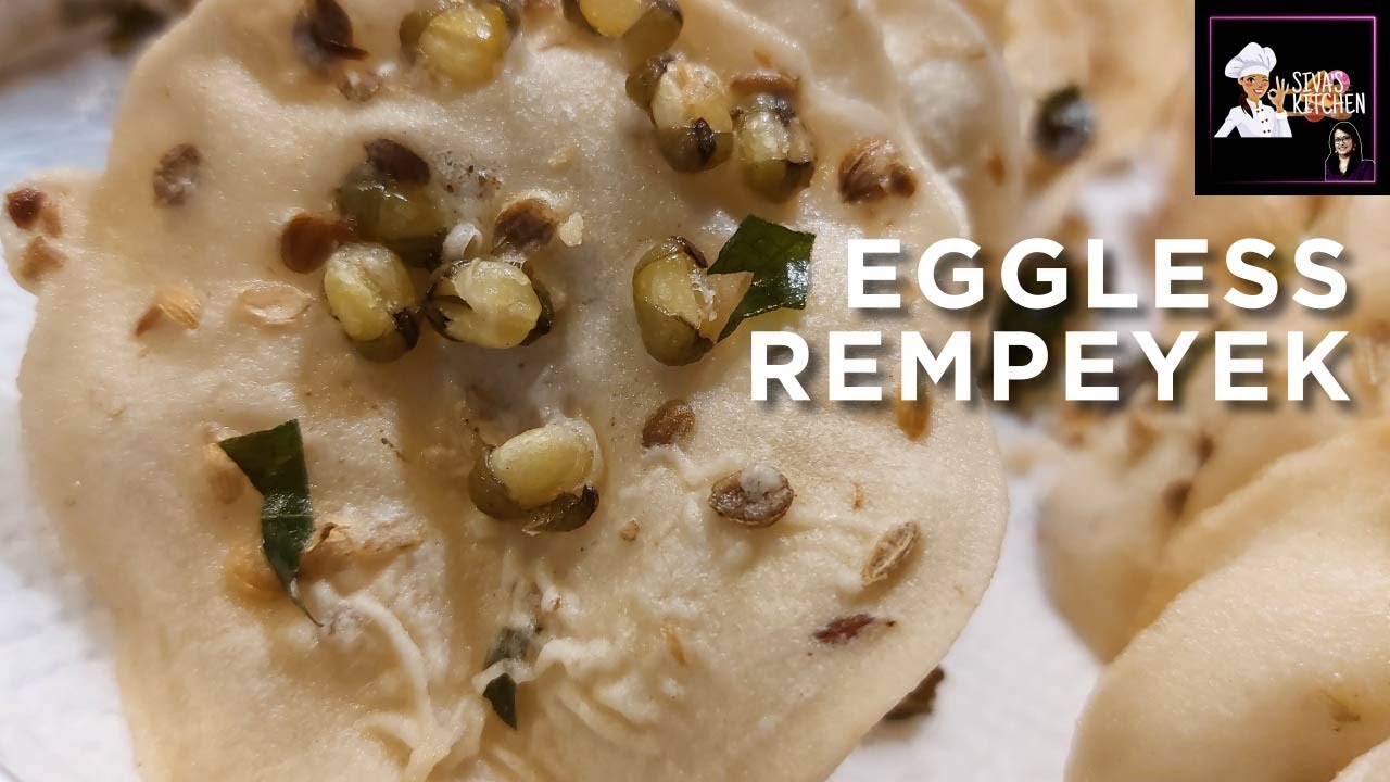 EGGLESS REMPEYEK  with curry leaves and mung dhall Deepavali Vanthaachi