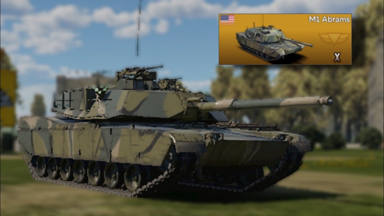 War Thunder Mobile | M1 Abrams platoon gameplay