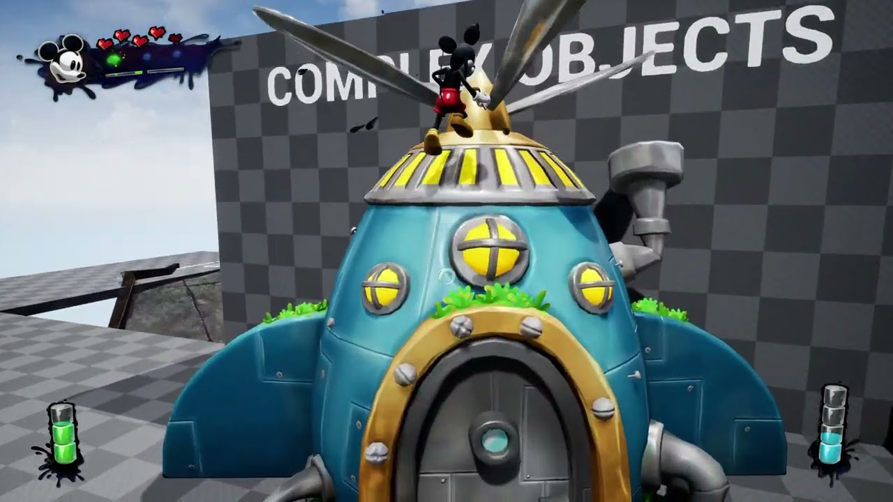 Epic Mickey Rebrushed: Test Level - Test3D_Slippery