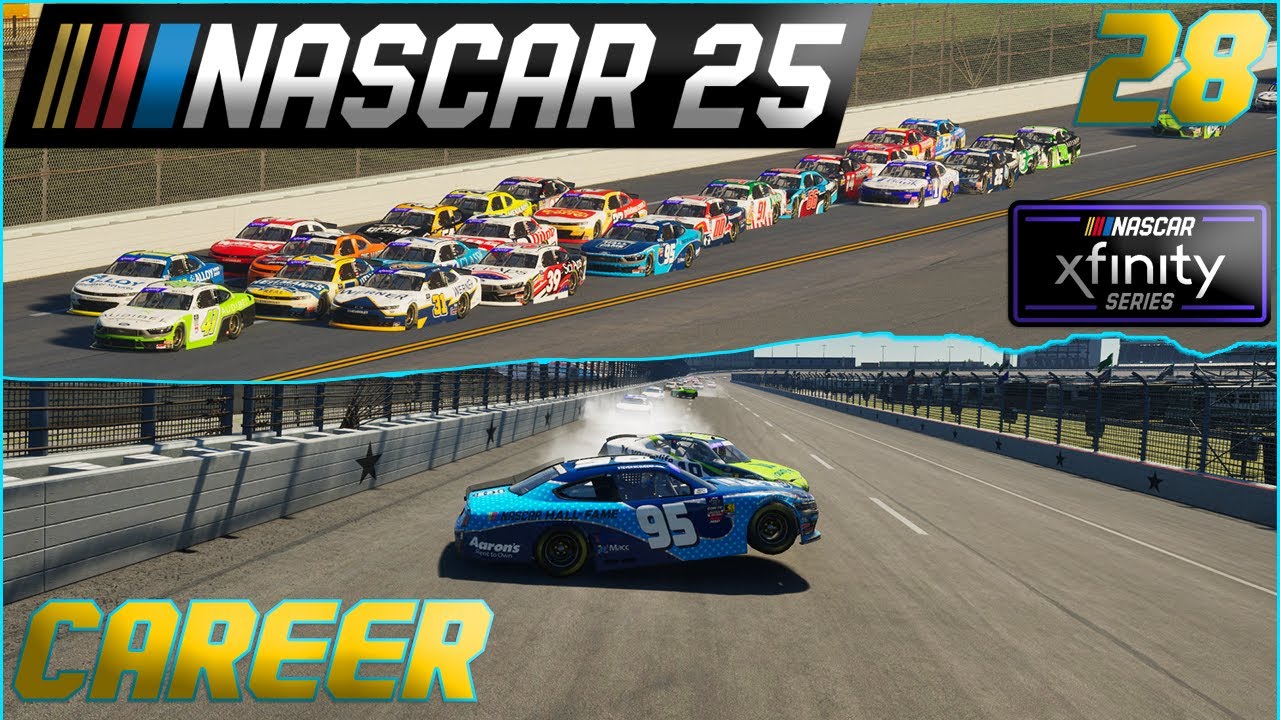 Масштабные аварии и перевороты в Техасе и Талладеге!! - NASCAR '25, режим карьеры, 3 сезон, 6 серия