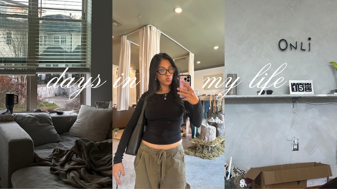 weekly vlog ⋆｡°✩ books, new spots, & food