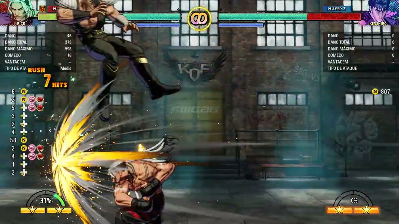 Fatal Fury: City of the Wolves - Rick Strowd Combo 2