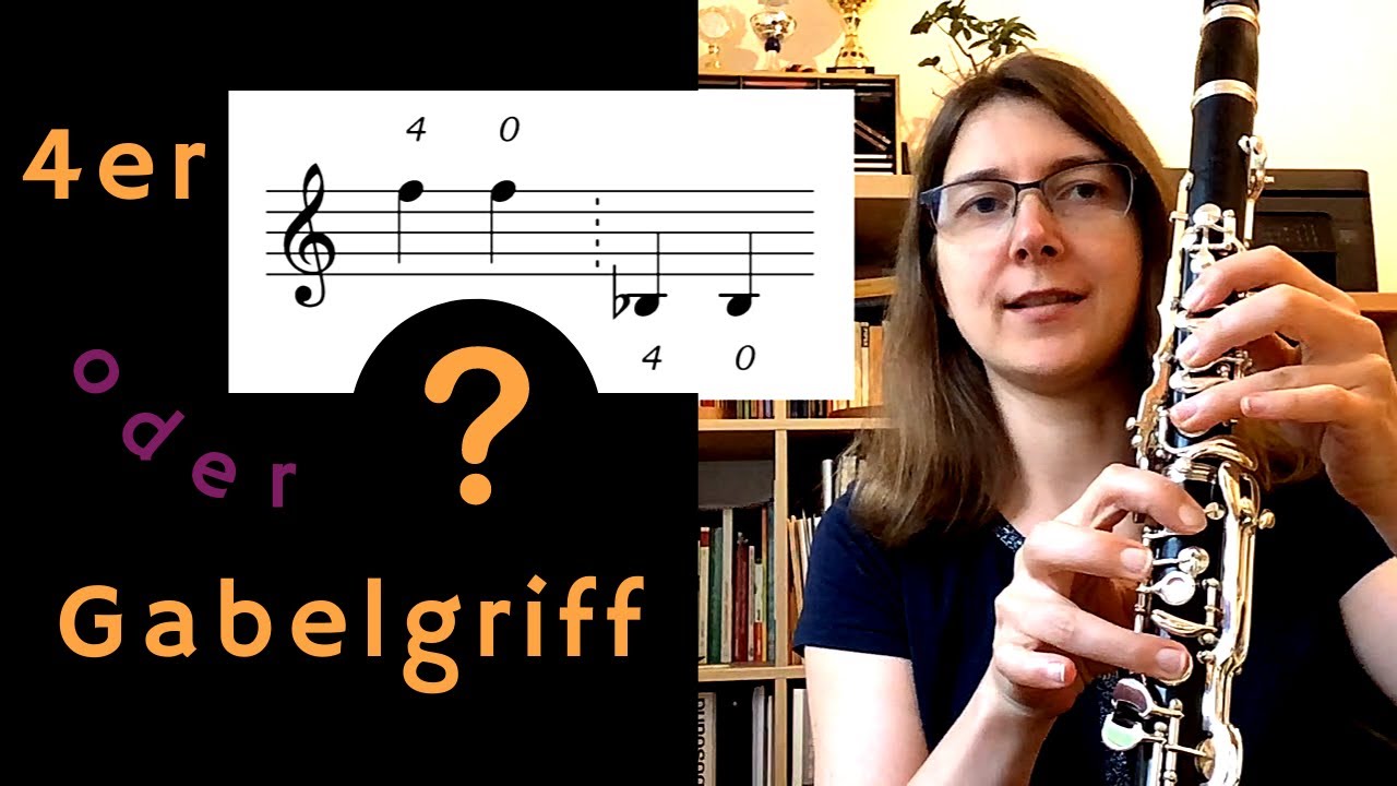 f- und b-Griffe | 0 oder 4 | Online Klarinette Lernen