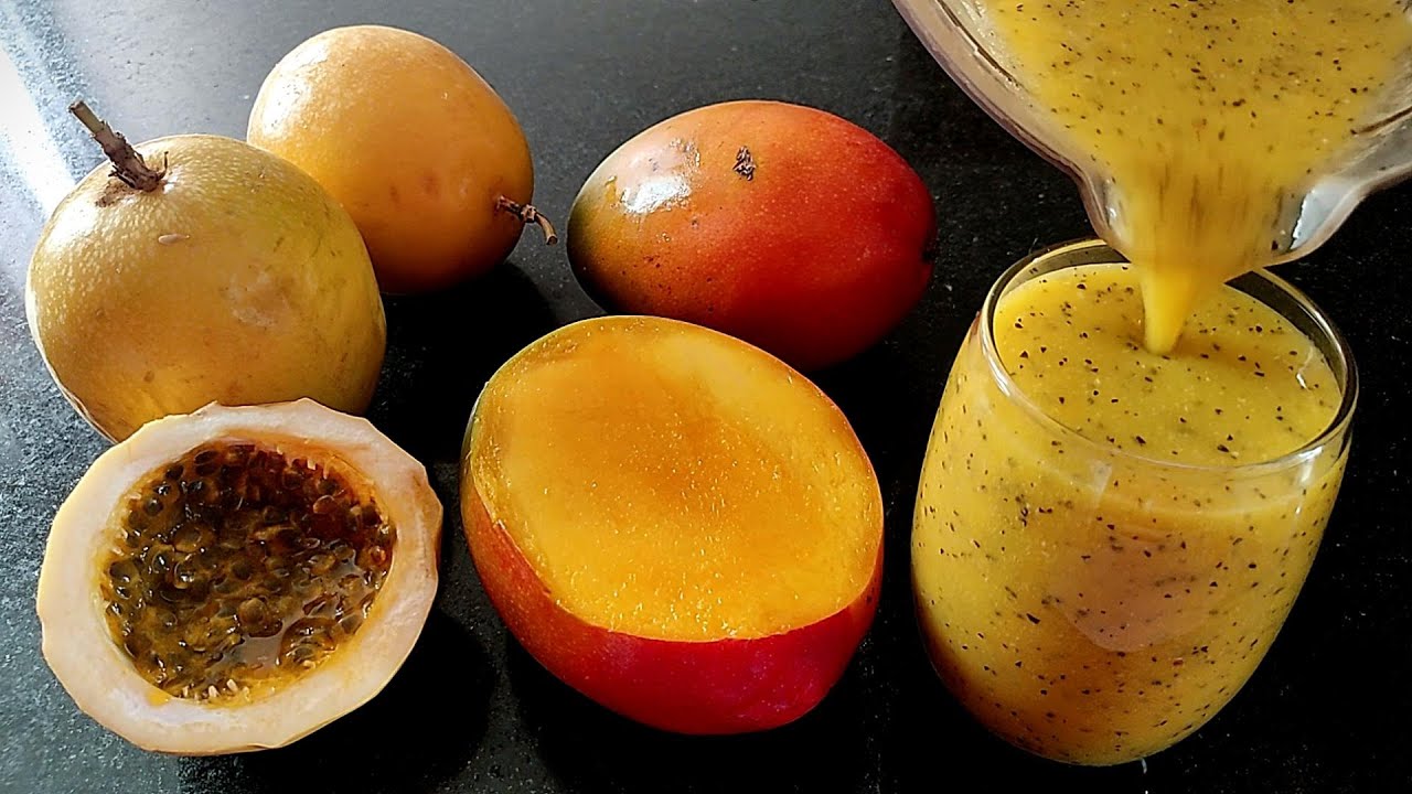 SUCO DE MARACUJÁ COM MANGA! DELICIOSA FONTE DE VITAMINA A | DESCUBRA OS BENEFÍCIOS!