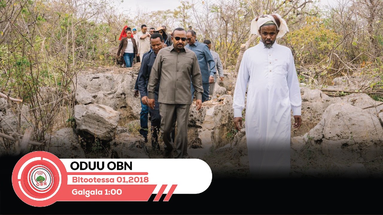 Oduu Galgala sa'aatii 1:00 Bitootessa 01,2018