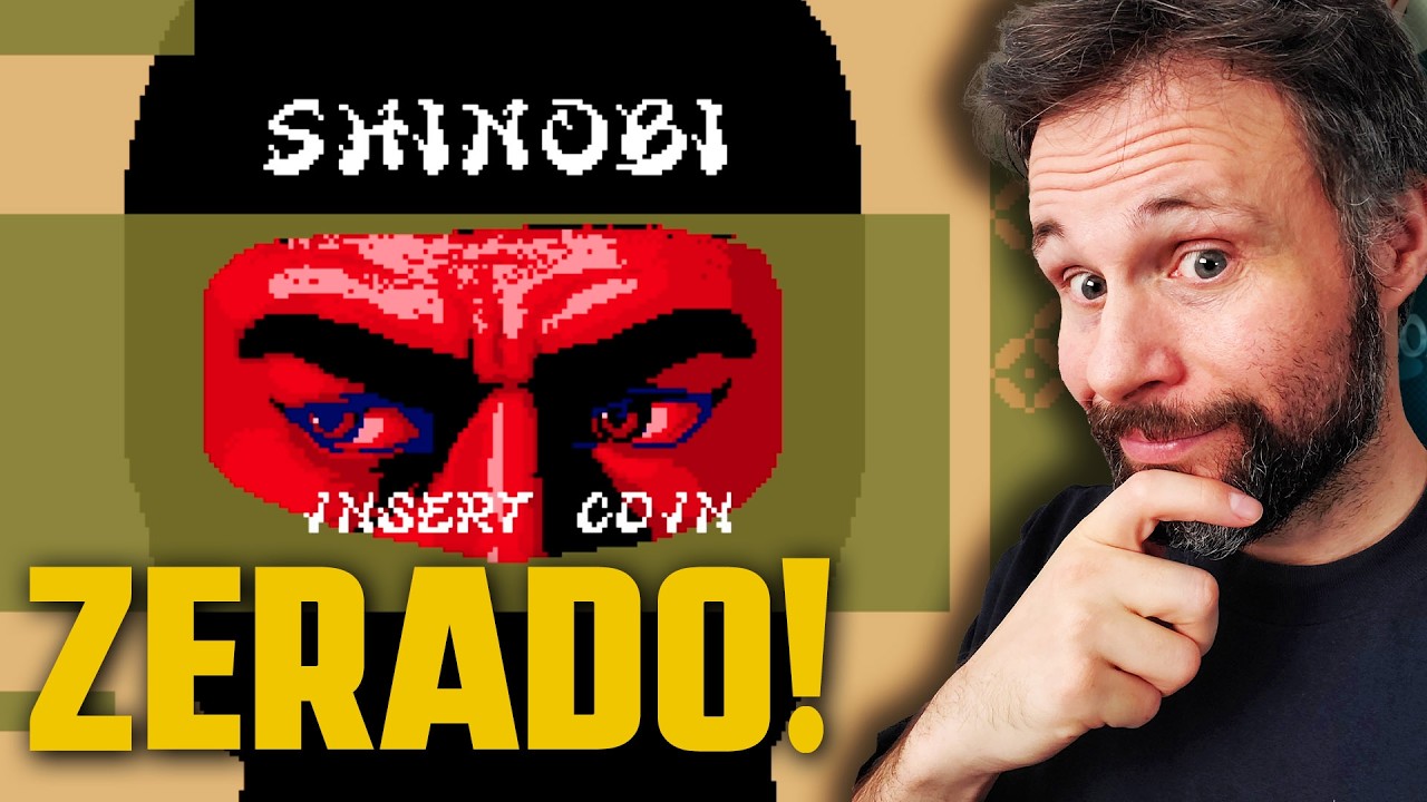 Shinobi Arcade Sega Ages no Switch O Jogo da Minha Vida ZERADO Do Começo ao Fim