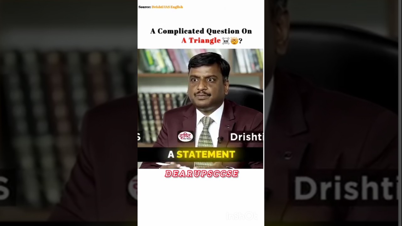 Triangle ☠️ Divyanshu Choudhary | Upsc Interview