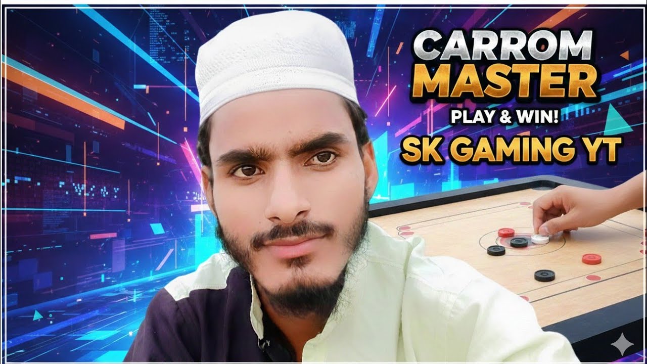♥️ CARROM POOL LIVE BY SK GAMING YT