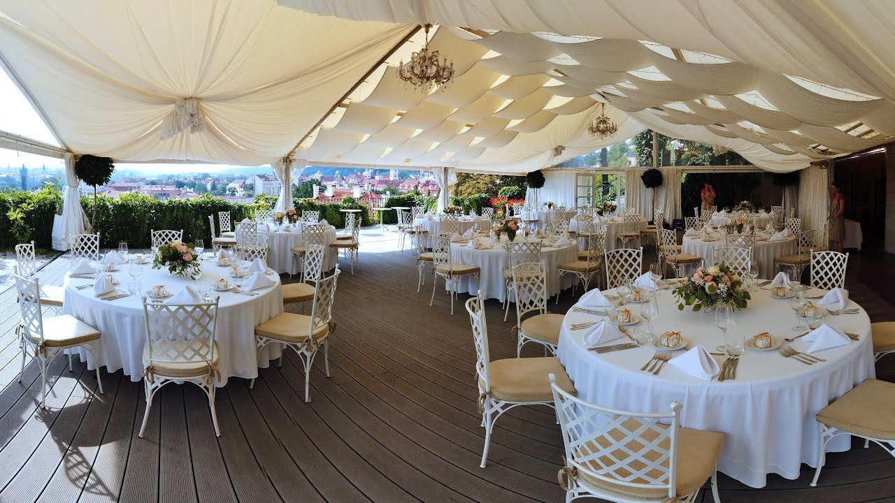 Villa Richter - wedding design obřadu a hostiny