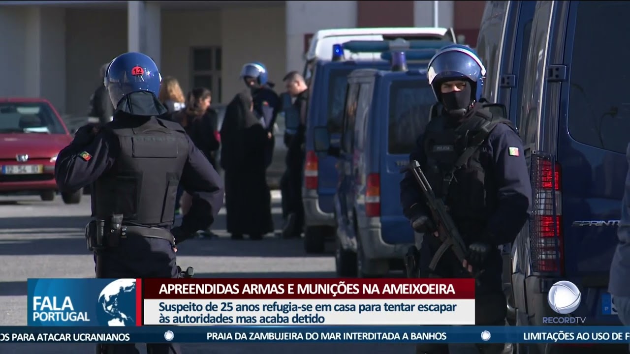 Apreendidas armas e munições na Ameixoeira